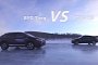 BYD Tang Hybrid SUV Battles Against BMW X6 and VW Tiguan on Ice
