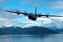 C-130J Super Hercules Is Arctic SWAT Poster Plane Flying Over Alaska