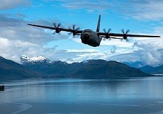 C-130J Super Hercules Is Arctic SWAT Poster Plane Flying Over Alaska