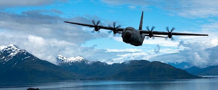 C-130J Super Hercules during Arctic SWAT exercise in Alaska