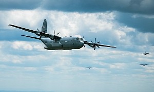 C-130J Super Hercules Line Up for Epic, Video-Game Like Shot