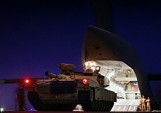 C-17 Globemaster Opens Wide, Eats an M1A2 Abrams Whole