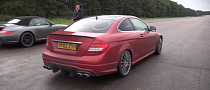 C 63 AMG Coupe by Rebellion Automotive Goes 187 mph Into a Parking Lot