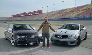 C 63 AMG Coupe Edition 507 vs Audi RS5 by MotorTrend