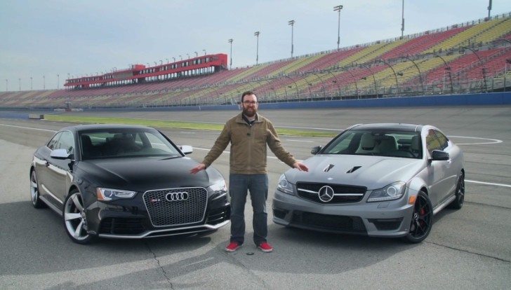 Audi RS5 vs Mercedes-Benz C 63 AMG Coupe Edition 507 And Jonny Lieberman