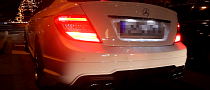 C 63 AMG Filling a Tunnel with V8 Exhaust Sounds
