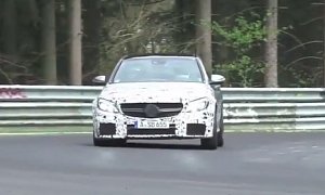 C 63 AMG (W205) Corners Almost Flat on the Nurburgring Nordschleife