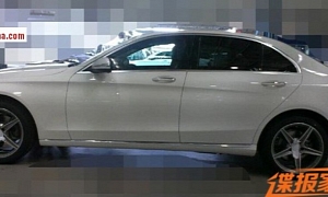 C-Class V205 L Spotted in China With Almost no Camouflage