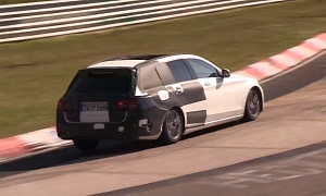 C-Class Wagon S205 Spotted on The Nurburgring Nordschleife