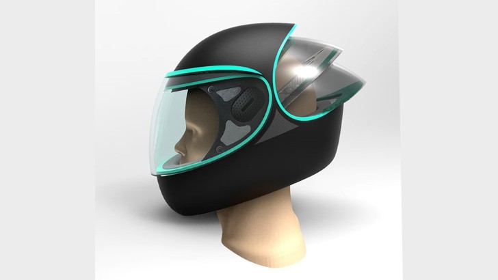 C-Through Motorcycle Helmet Concept