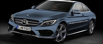 C205 Mercedes C-Class Coupe AMG Package Rendered