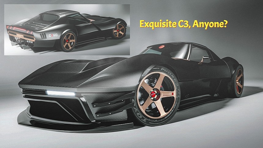C3 Chevy Corvette CGI restomod by jota_automotive