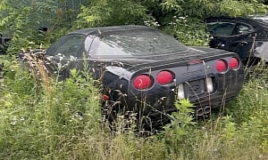 Abandoned C5 Chevy Corvette Found Trapped in a Backyard, Is It Really Worth Saving?
