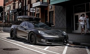 C6 Corvette With LOMA GT2 Widebody Kit and Thule Roof Box Puts Down 715 RWHP