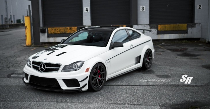 C63 AMG Black Series Wears a Hannya Mask, PUR RS04s