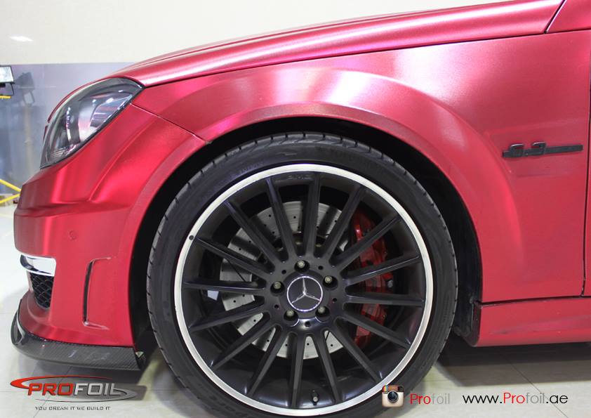 XL Custom - *** C63 AMG *** ✓ Total Covering Rouge