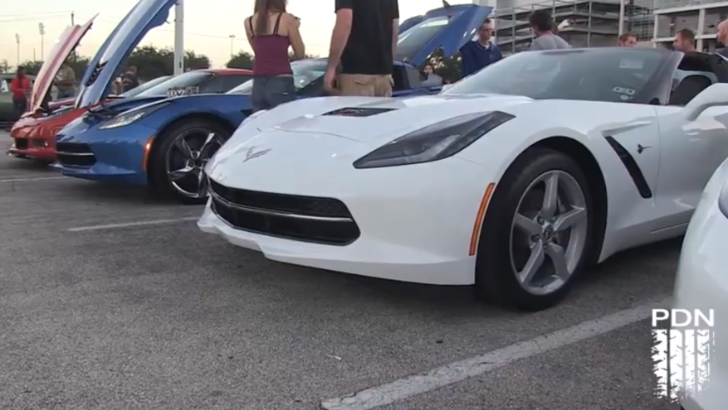 C7 Corvettes Descend on Houston October Coffee and Cars