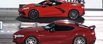 C8 Chevy Corvette Drags Toyota GR Supra and Camaro; the Gaps Are Pretty Obvious