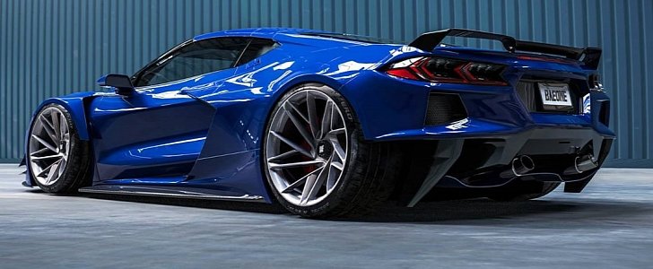 C8 Corvette "Blue Devil" rendering