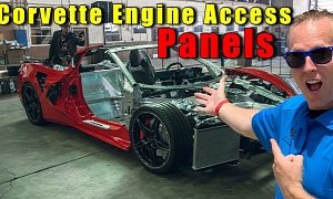 C8 Corvette Cutaway Walkaround Video Talks Engine Access Panels