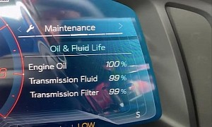 C8 Corvette DCT Filter Life Added to the Maintenance Tab of the 2023 Model
