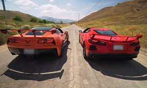 C8 Corvette Drag Races C7 ZR1 to 60 MPH, There Can Be Only One Winner