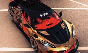 C8 Corvette "Golden Dragon" Shows Need for Speed Design
