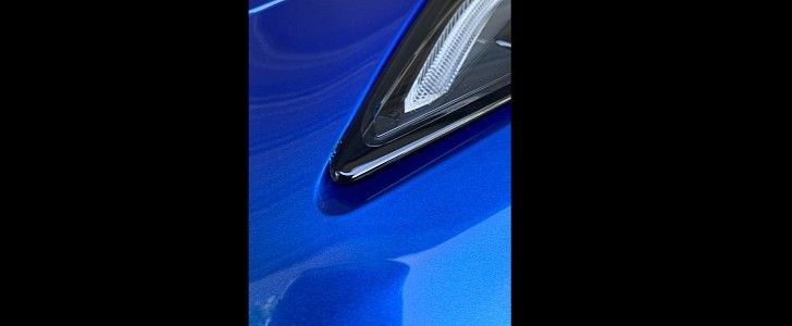 C8 Corvette headlight rubs paint off front bumper