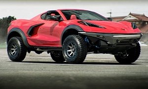 C8 Corvette "High Rider" Looks Like a Lift Kit For Days