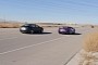C8 Corvette, Model 3, and a 458 Street Drag on Curvy Road With Surprise Winner