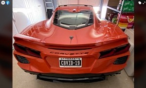 C8 Corvette Owner Gets Personalized License Plate That Will Split Opinions