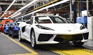 C8 Corvette Production Resumes After Temporary Stop Over "Supply Shortage”