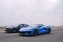C8 Corvette Races Cadillac CT5-V Blackwing, They’re Super Close