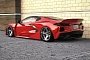 C8 Corvette "Red Devil" Shows Massive Ducktail Spoiler