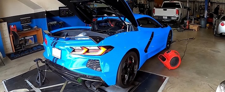 Off The Showroom Floor And Straight On To The Dyno! (Rapid Blue C8 Corvette)