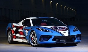 C8 Corvette “Superhero Wrap” Would Make Captain America Proud