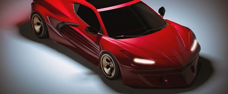 C8 Corvette "Testarossa Wedge" Has Some Crazy Design Ideas