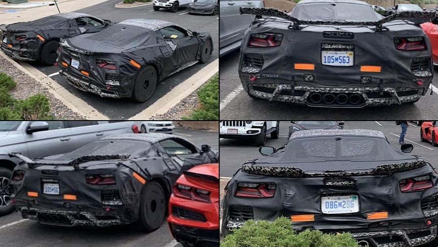C8 Corvette With C2 Sting Ray Coupe-Inspired Split Rear Window