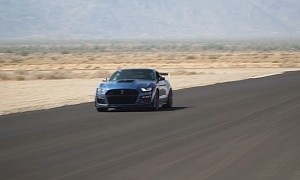 C8 Corvette YouTuber Gets Out on the Track With Shelby GT500 and Famous Racer