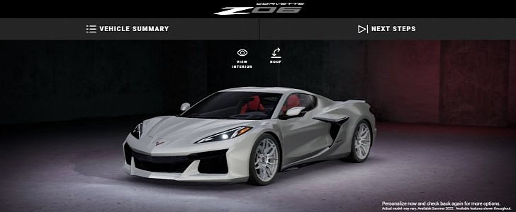 C8 Corvette Z06 Visualizer Tool 