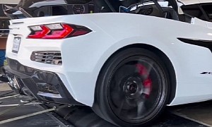 C8 Corvette Z06 With High-Flow Cats Sings the Song of Its People on the Dyno