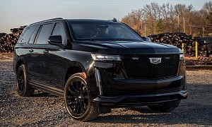 Caddy Escalade ESV RS Edition, a Murdered-Out SUV That's Effectively Bulletproof