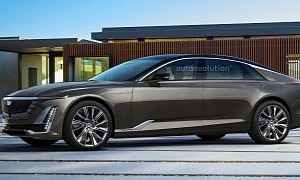 Cadillac Celestiq Electric Luxury Sedan Looks Delightfully Opulent in Unofficial Render