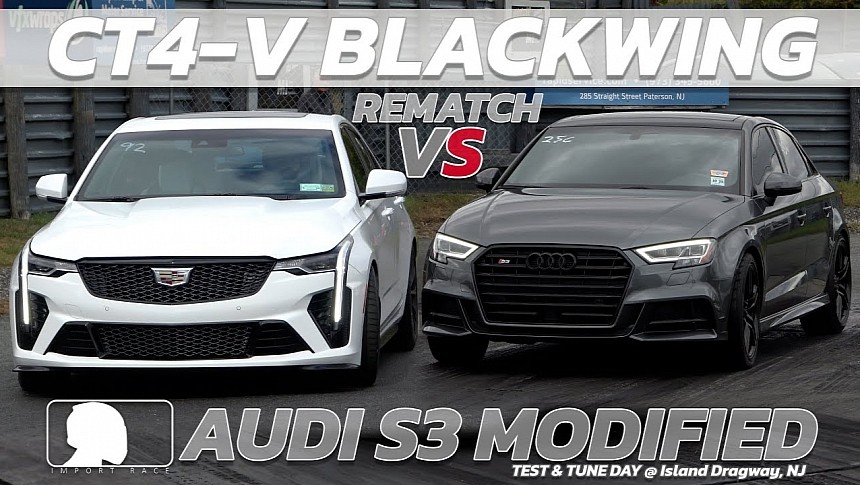 Cadillac CT4-V Blackwing vs Audi S3