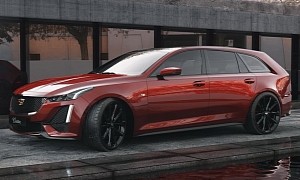 Cadillac CT5 Sport Wagon Render Fills a Second-Gen CTS-Sized Void in Our Hearts