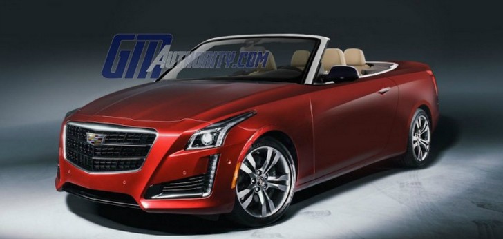 Cadillac CTS Convertible rendering by GM Authority