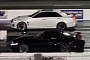 Cadillac CTS-V and Toyota GR Supra Battle Over a 1/4 Mile, Loser Should Have Known Better