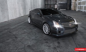 Cadillac CTS-V Coupe Gets Vossen CVT Wheels <span>· Video</span>
