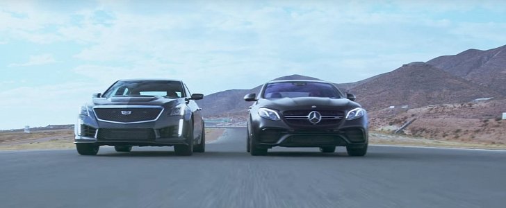 Cadillac CTS-V Nudges Ahead of Mercedes-AMG E63 in Surprising Review