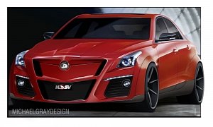 Cadillac CTS-V Reimagined as an HSV-badged Performance Sedan